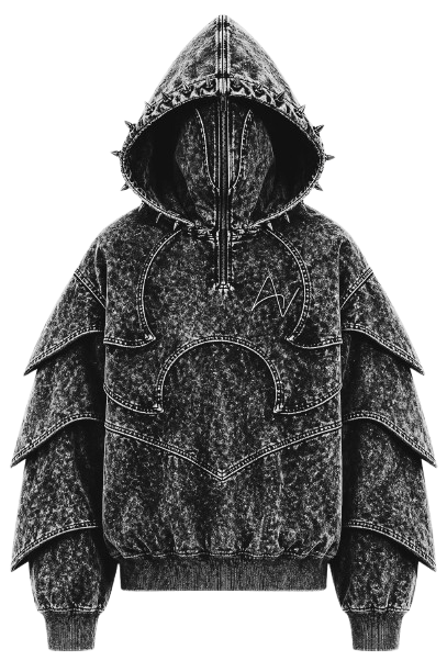 Obsidian Veil Hoodie (Grimshade Black)